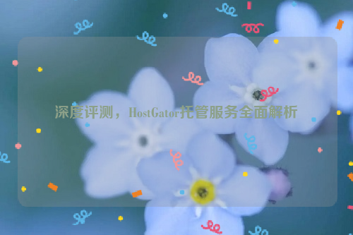 深度评测，HostGator托管服务全面解析