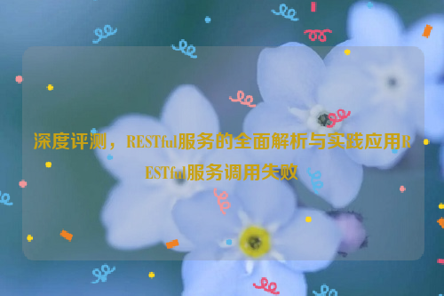 深度评测，RESTful服务的全面解析与实践应用RESTful服务调用失败