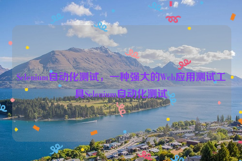 Selenium自动化测试，一种强大的Web应用测试工具Selenium自动化测试