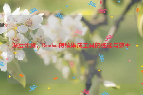 深度评测，Bamboo持续集成工具的性能与效率