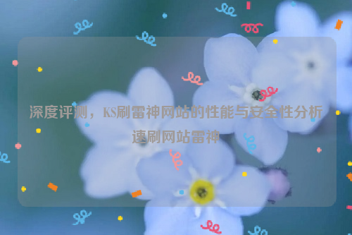 深度评测，KS刷雷神网站的性能与安全性分析速刷网站雷神