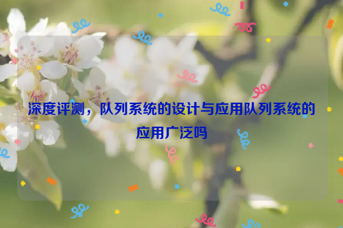 深度评测，队列系统的设计与应用队列系统的应用广泛吗