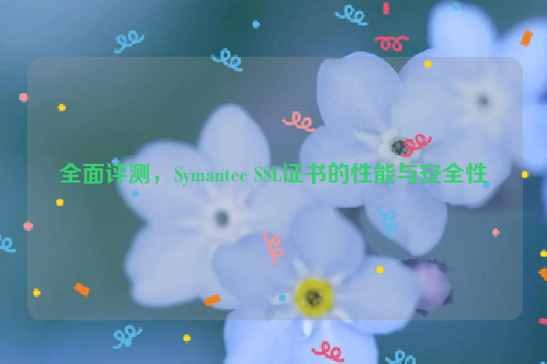 全面评测，Symantec SSL证书的性能与安全性