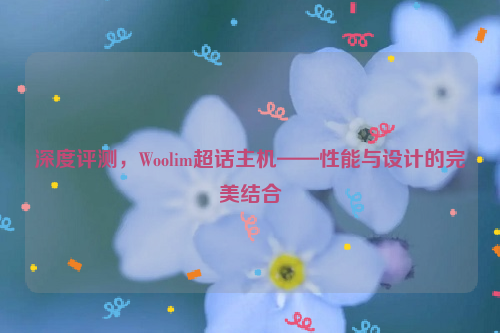 深度评测，Woolim超话主机——性能与设计的完美结合