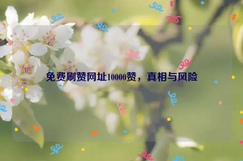 免费刷赞网址10000赞，真相与风险